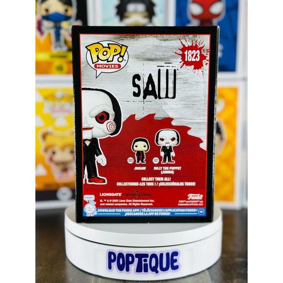 Saw Billy The Puppet Funko Pop! #1823 - Hot Topic Exclusive - Picture 3 of 6